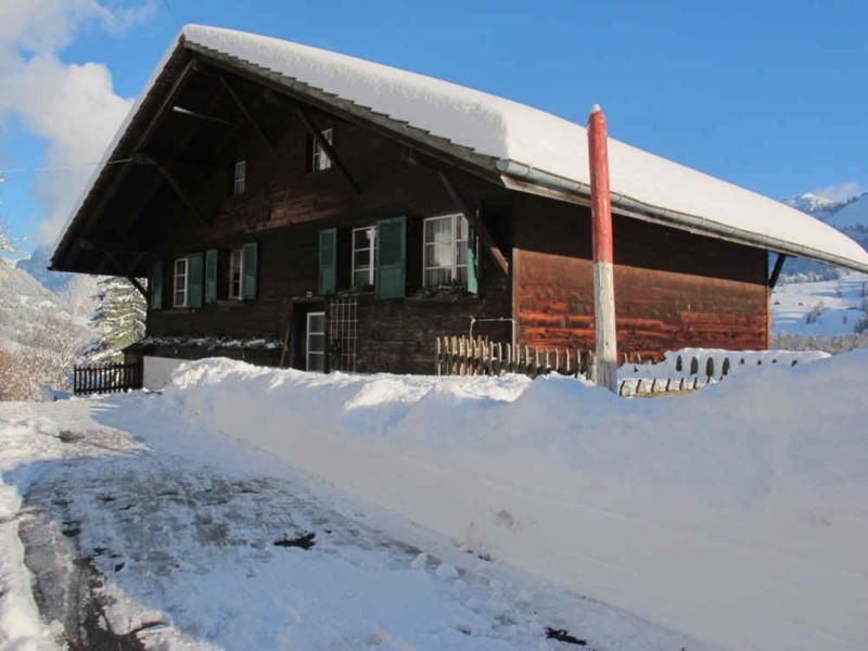 Haus im Winter